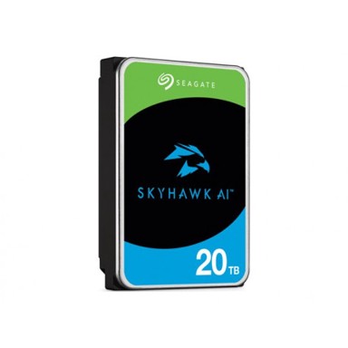 SEAGATE Tvrdi disk SkyHawk AI, 20 TB, 7200 okr./min, SATA 512 MB, 3.5"